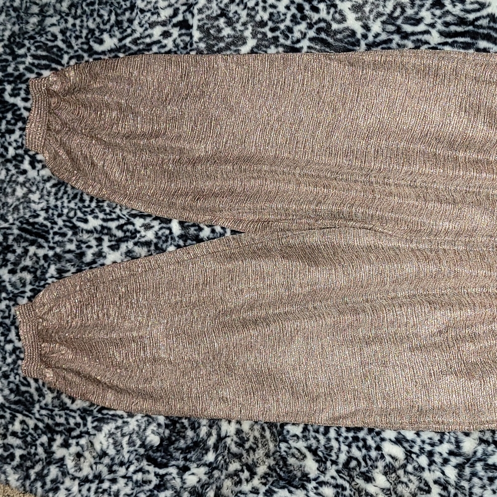 GILLIAN SHIMMER JOGGERS BY SATURDAY/SUNDAY ANTHROPOLOGIE PINK/ROSE SIZE XS NWT - Picture 13 of 16